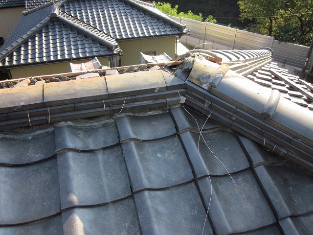 施工完了間近の棟